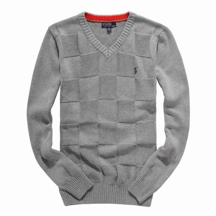 Ralph Lauren Men\'s Long Sleeved Grey Sweater
