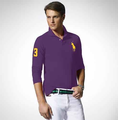Wholesale Ralph Lauren Big Pony Men\'s Long Sleeve Polo Shirts,